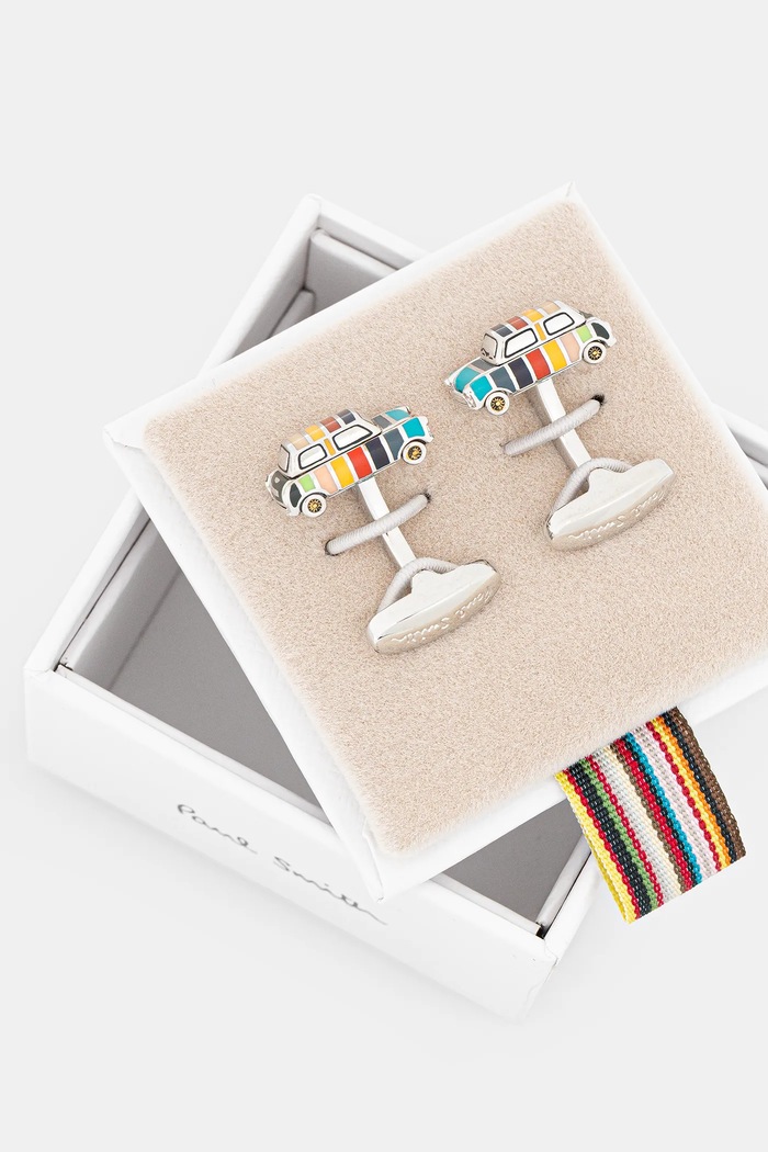 Accesorii Paul Smith butoni M1A.CUFF.AMINIC argintiu