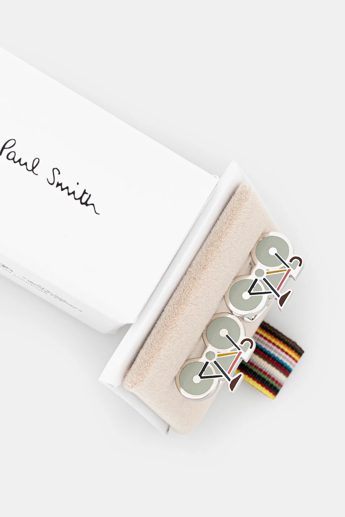 Accesorii Paul Smith Butoni M1A.CUFF.PBIKE argintiu