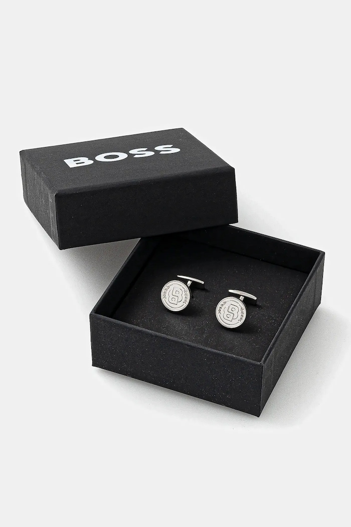 Accesorii BOSS butoni B-COIN-CUF 50546024 argintiu