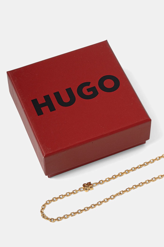 Accesorii HUGO Colier E-STACKEDLOGO-NEC 50544509 aur