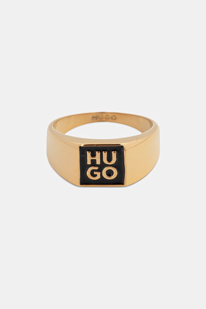 Δαχτυλίδι HUGO Bashinah 50544511 χρυσαφί AW25
