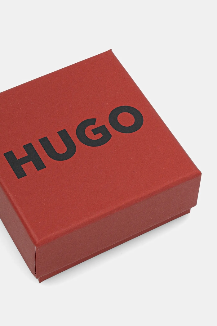 Accesorii HUGO Brățară E-STACKEDLOGO-BRA 50544512 argintiu