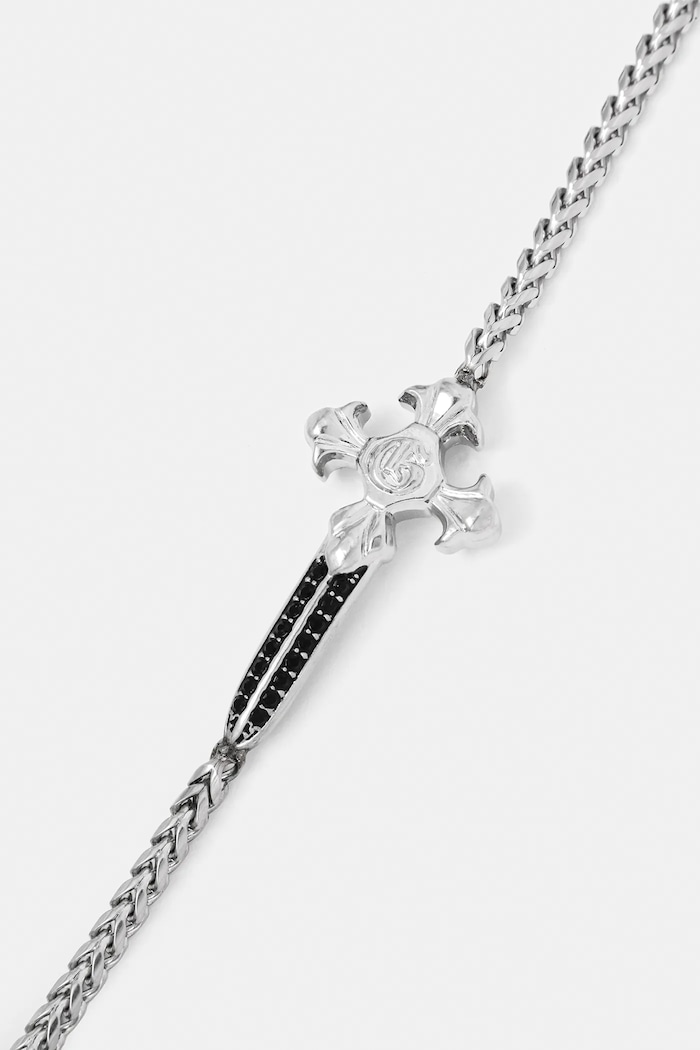 Guess brățară REBEL KNIGHT JUMB05.078JW argintiu AW25