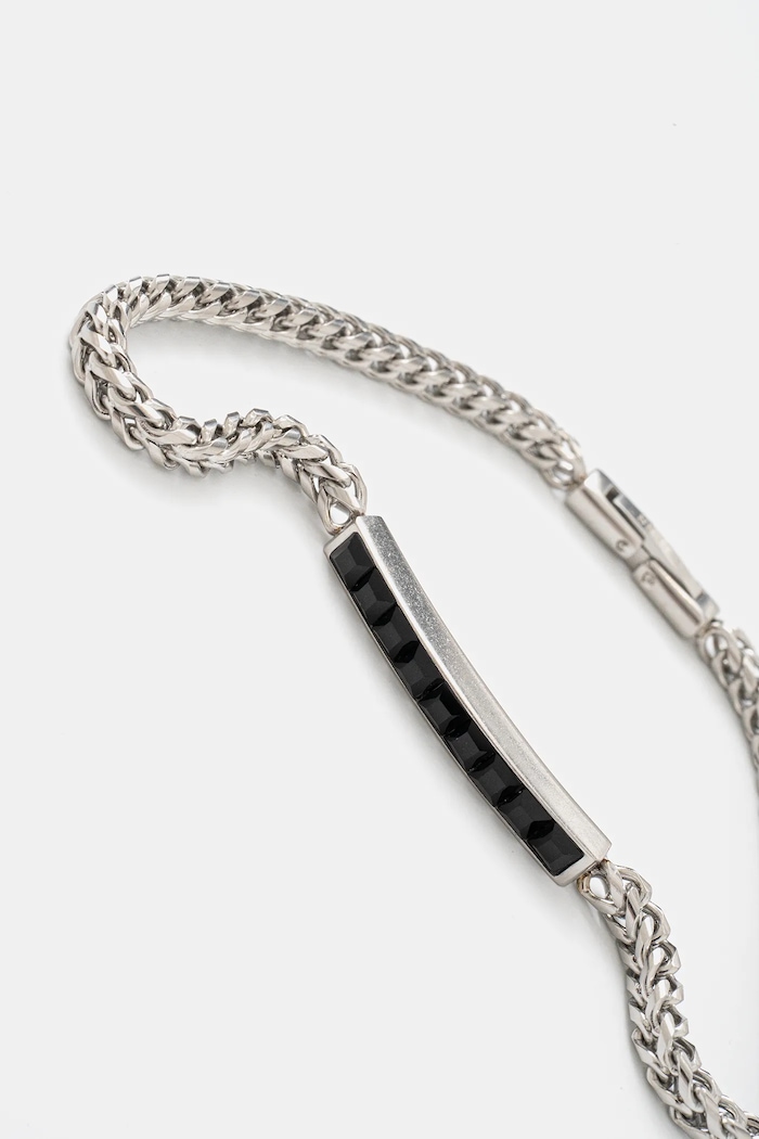 Guess brățară ECLIPSE NOIR JUMB05.099JW argintiu AW25