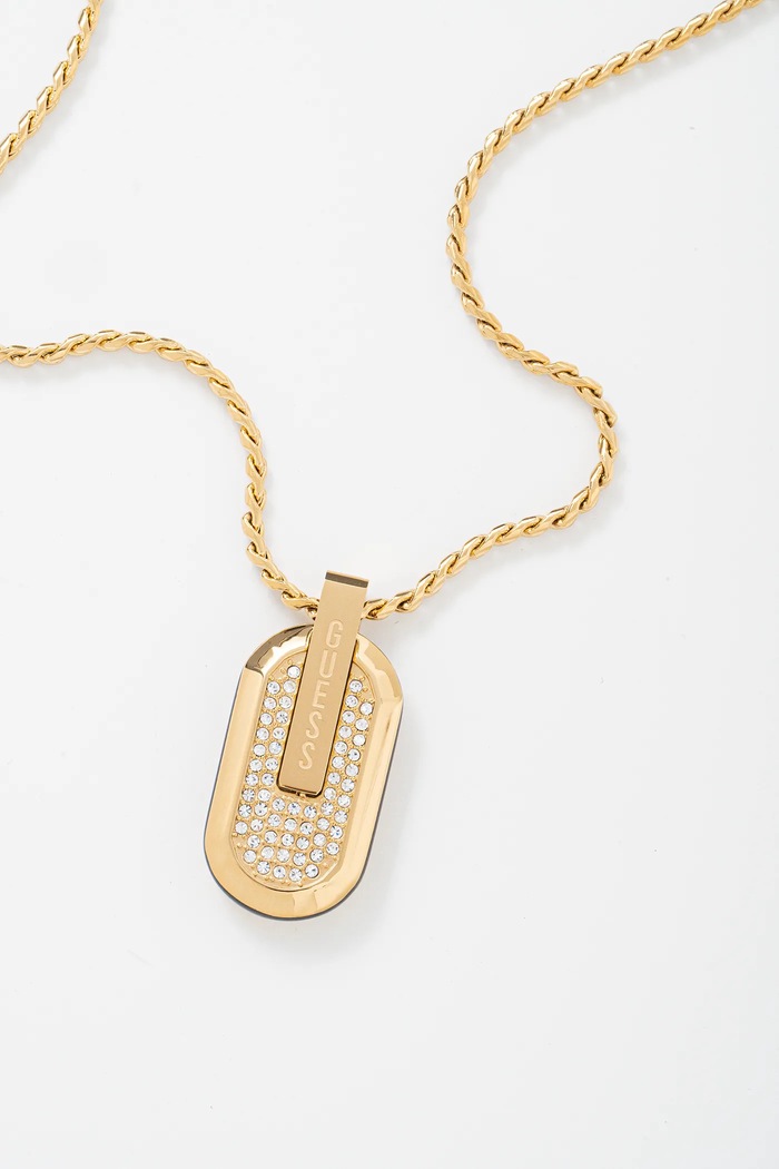 Κολιέ Guess RACER TAG JUMN04.043JW χρυσαφί AA00