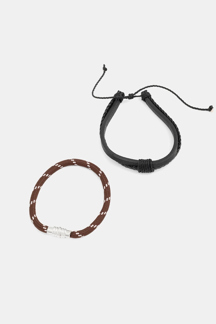 Aldo bransoletka 2-pack 2-pack brązowy DDANIELL.200