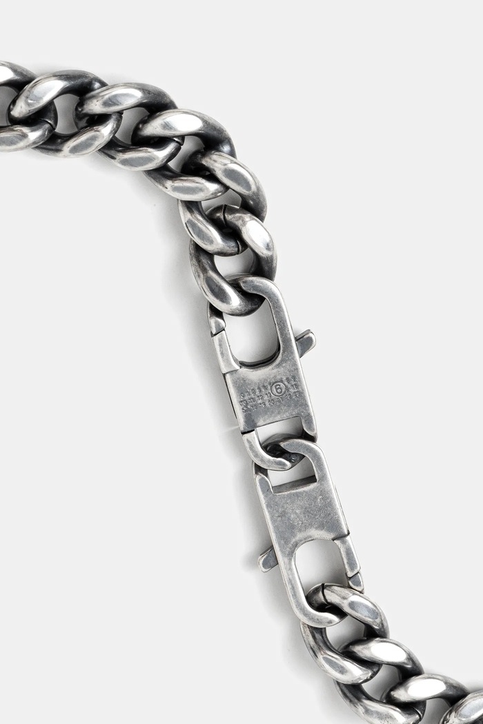 MM6 Maison Margiela necklace SM7UU0105.SV0235.954 silver AW25