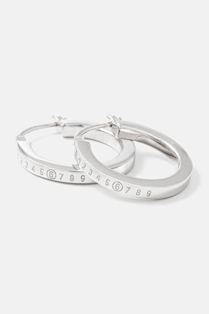 Náušnice MM6 Maison Margiela SM7VG0101.SV0310.951 strieborná AW25