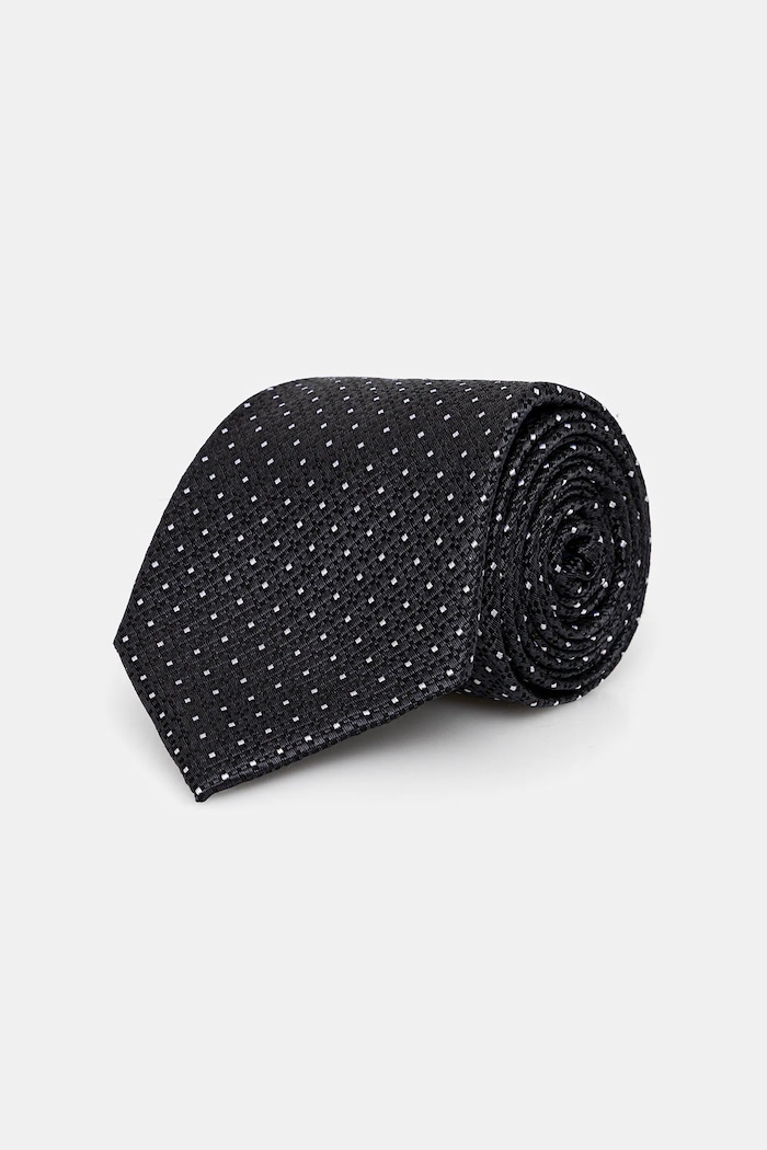 Hedvábná kravata Michael Kors šedá MK0DT00203