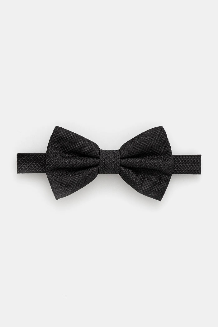 Svilena leptir mašna BOSS H-B.TIE BIGIOTTO 242 Gift Box crna 50550862