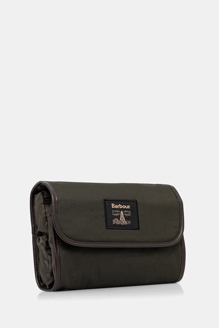 Kozmetická taška Barbour MAC0398 zelená AW25
