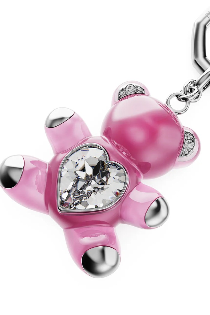 Swarovski breloc TEDDY 5735365 roz