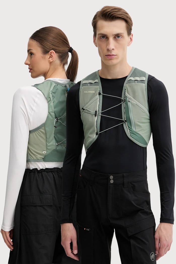 Salomon vestă de alergare verde LC2205600
