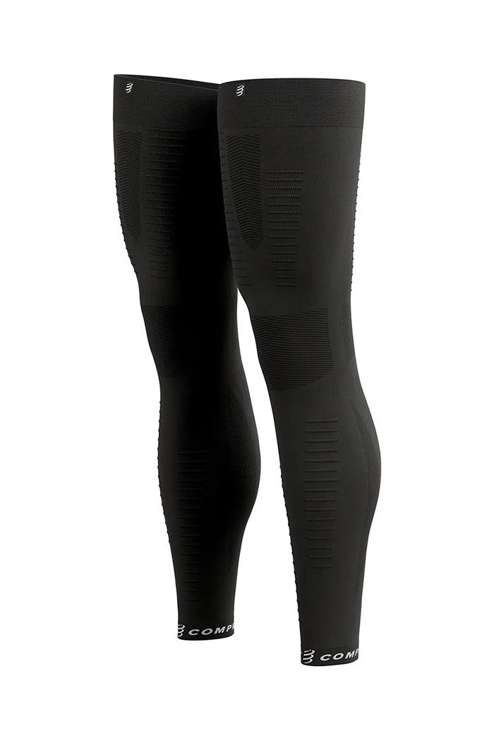 Lýtkové kompresní návleky Compressport Recovery 2.0 černá CFLU882