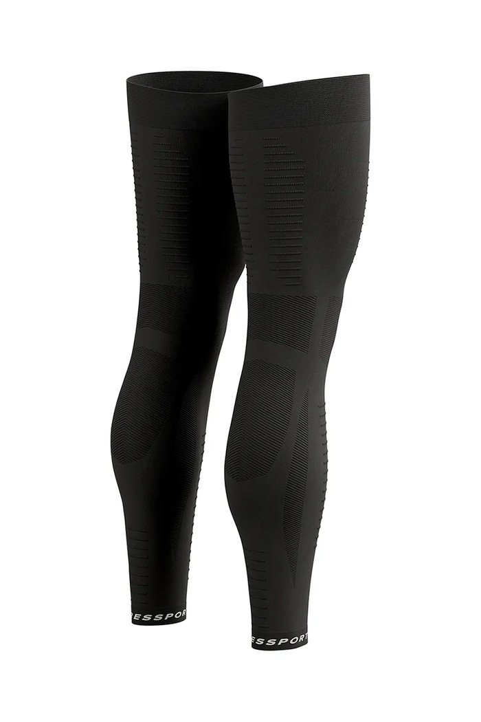 Lýtkové kompresní návleky Compressport Recovery 2.0 černá CFLU882