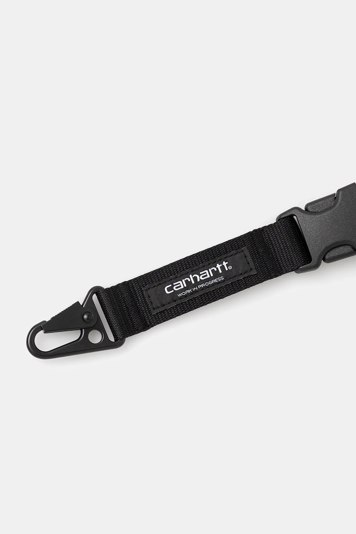 Carhartt WIP Ιμάντας Carhartt WIP Click Keychain I035374.89XX μαύρο AW25