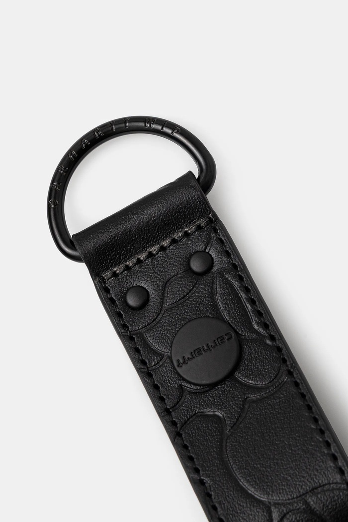 Carhartt WIP leather key ring Camo Duck Keyholder I035401.00EXX black AW25