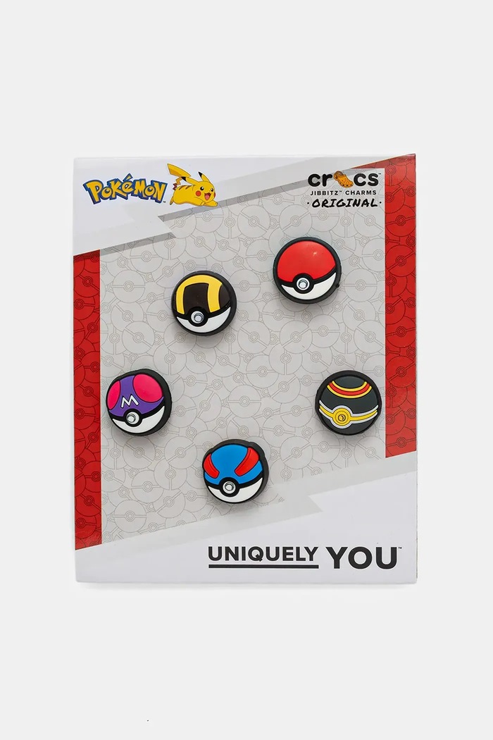 Значки за обувки Crocs Poke Ball (5 броя) многоцветен 10015745
