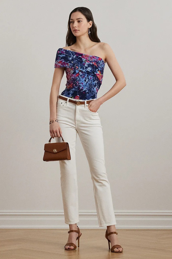 Oblečení Halenka Lauren Ralph Lauren 200971028 modrá
