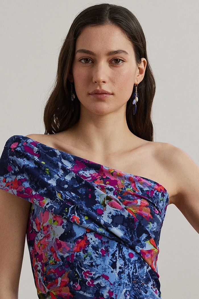 Halenka Lauren Ralph Lauren modrá 200971028