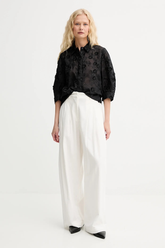 MUNTHE Cămașă PUST 252101725225 negru AW25