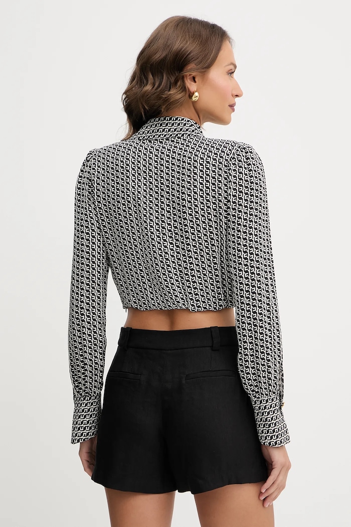 Odzież Elisabetta Franchi bluzka CAS0256E2 czarny