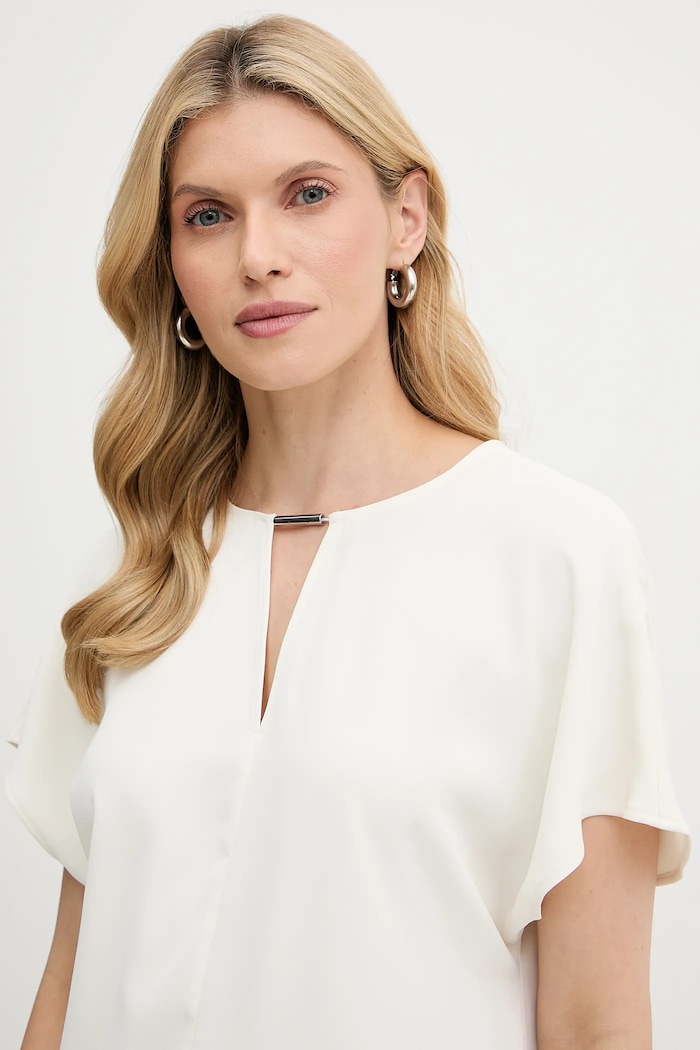 Calvin Klein bluză bej LV044C196G