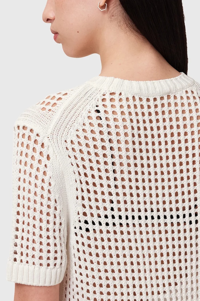 Îmbrăcăminte AllSaints bluză PALOMA W045KC alb