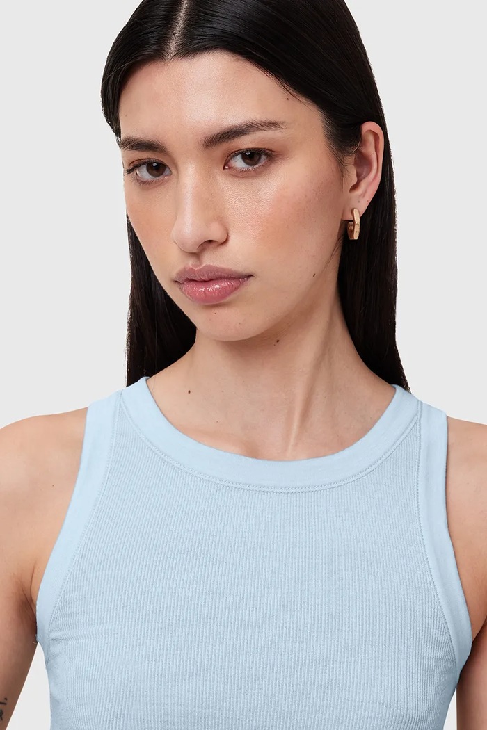 AllSaints top RINA W211JB albastru AW25