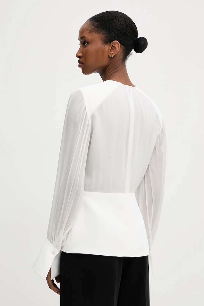 Oblečenie Blúzka Karl Lagerfeld A3W11025 biela
