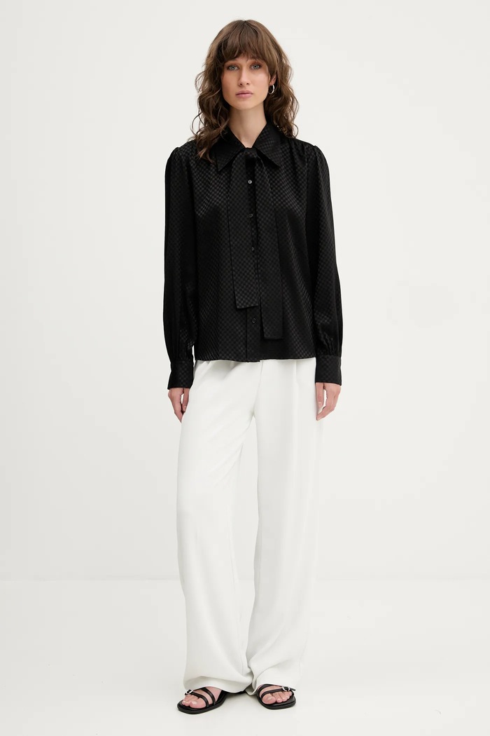 Сорочка HUGO Estrella 50543359 чорний AW25