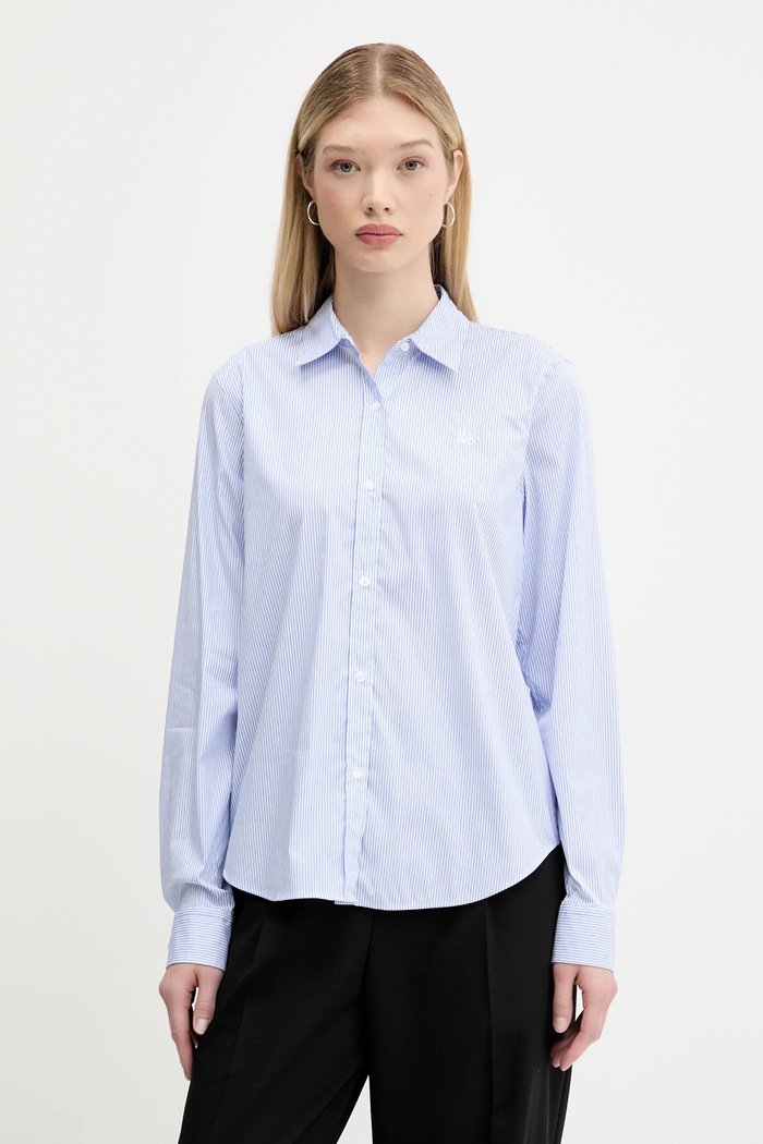 Сорочка HUGO The Essential Shirt візерунок блакитний 50544090
