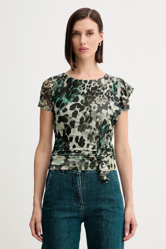 Guess bluză VERDIANA uni negru W5YP08.KCZC2