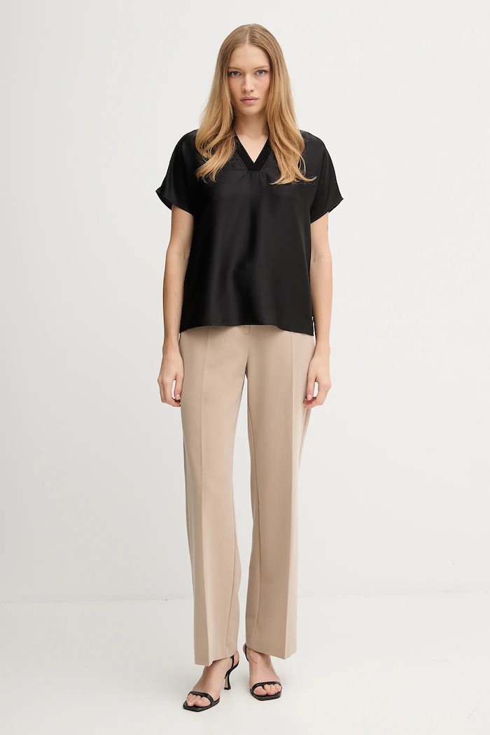 Μπλουζάκι Joseph Ribkoff 253921 μαύρο AW25