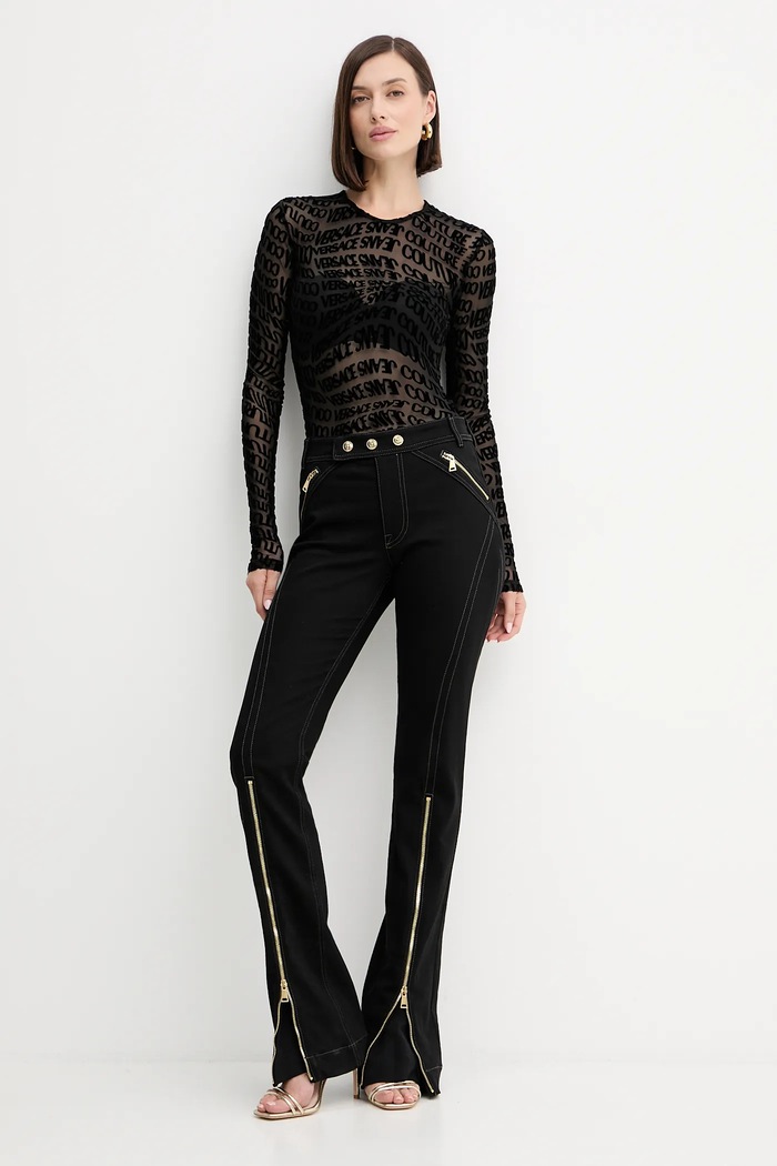 Κορμάκι Versace Jeans Couture 79HAM221.JS490 μαύρο AW25