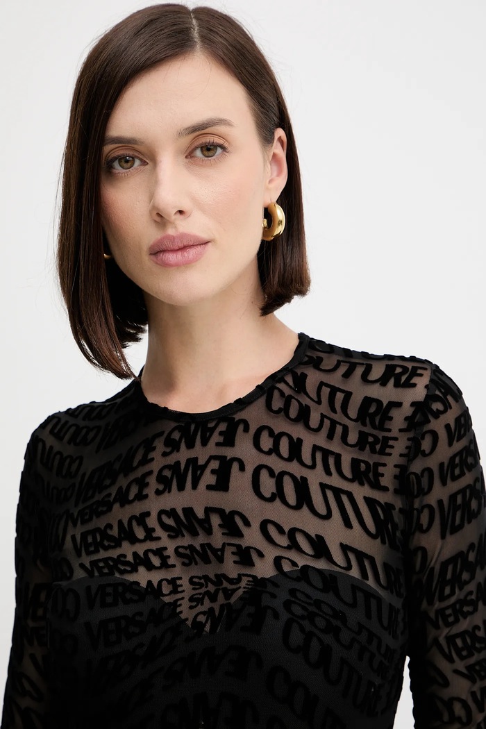Κορμάκι Versace Jeans Couture 79HAM221.JS490 μαύρο