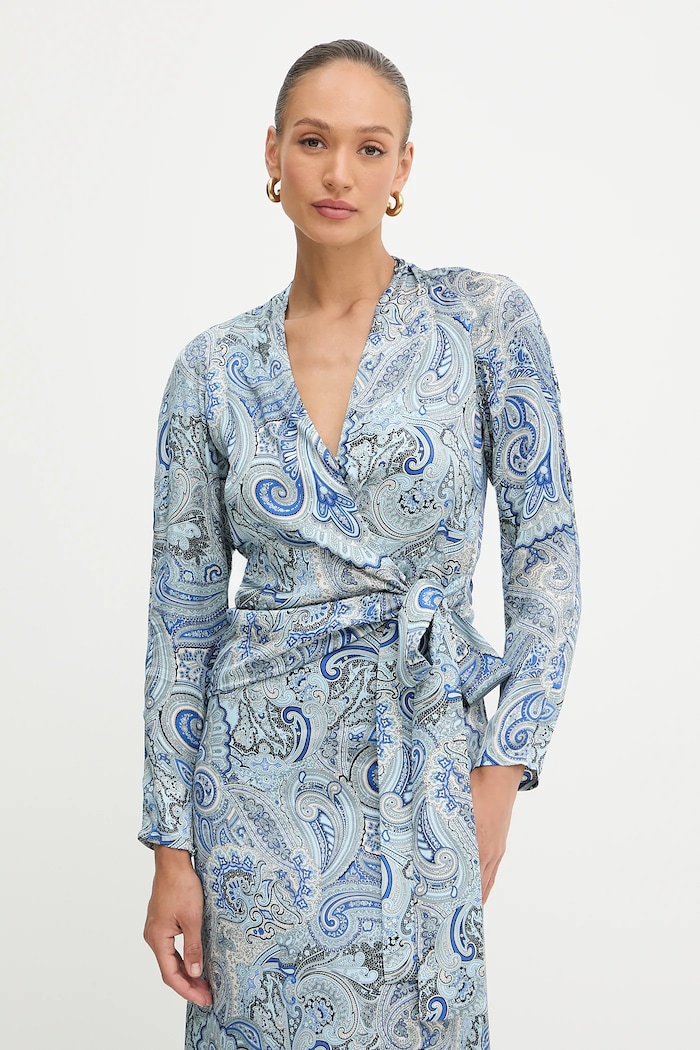 Marciano by Guess bluzka ALANIS regular niebieski 5YGH11.7298A