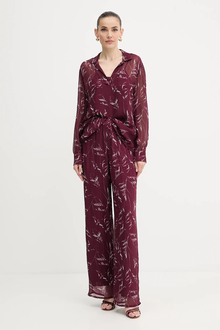 Halenka Armani Exchange XW001019.AF12051 burgundské AW25