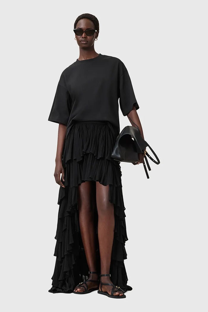 AllSaints Βαμβακερό μπλουζάκι AllSaints AMELIE W224JC