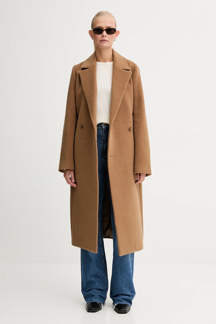 Kašmírový sveter Bally WKN07P béžová AW25
