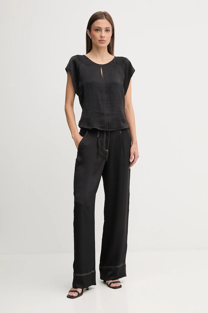 Dkny bluzka P5EA7B94 czarny AW25
