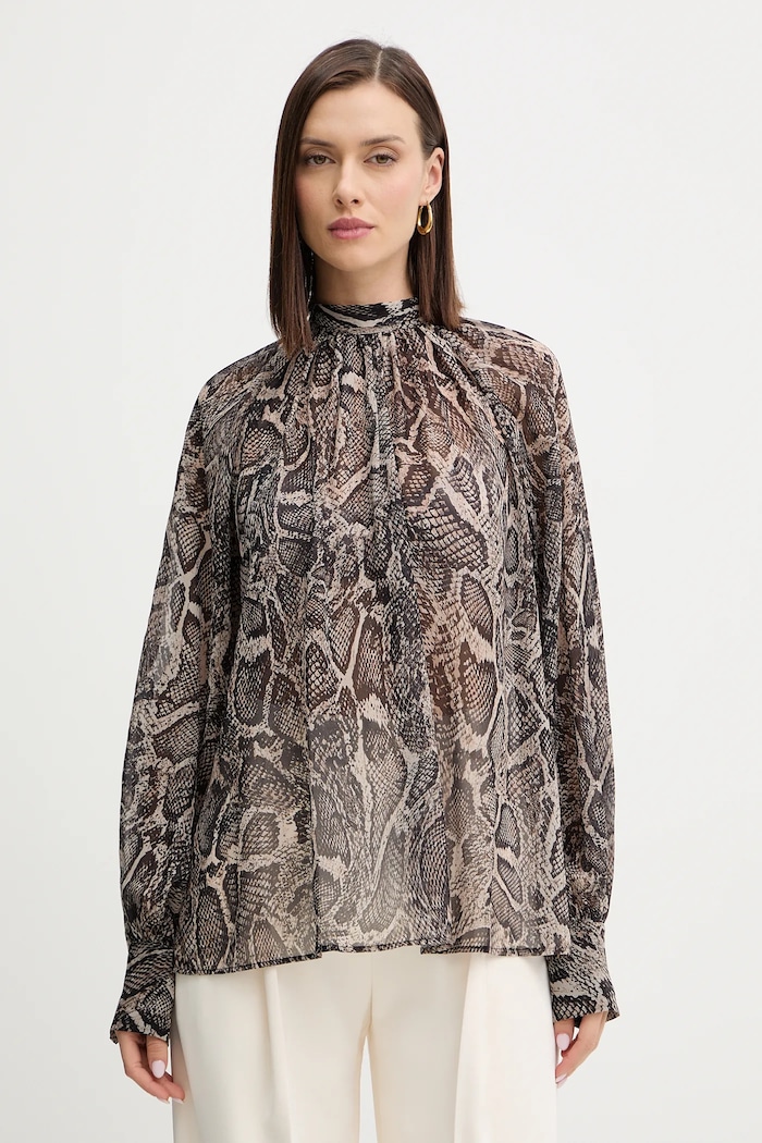 Blúzka Guess AUDRINE regular čierna W5BH84.W3022
