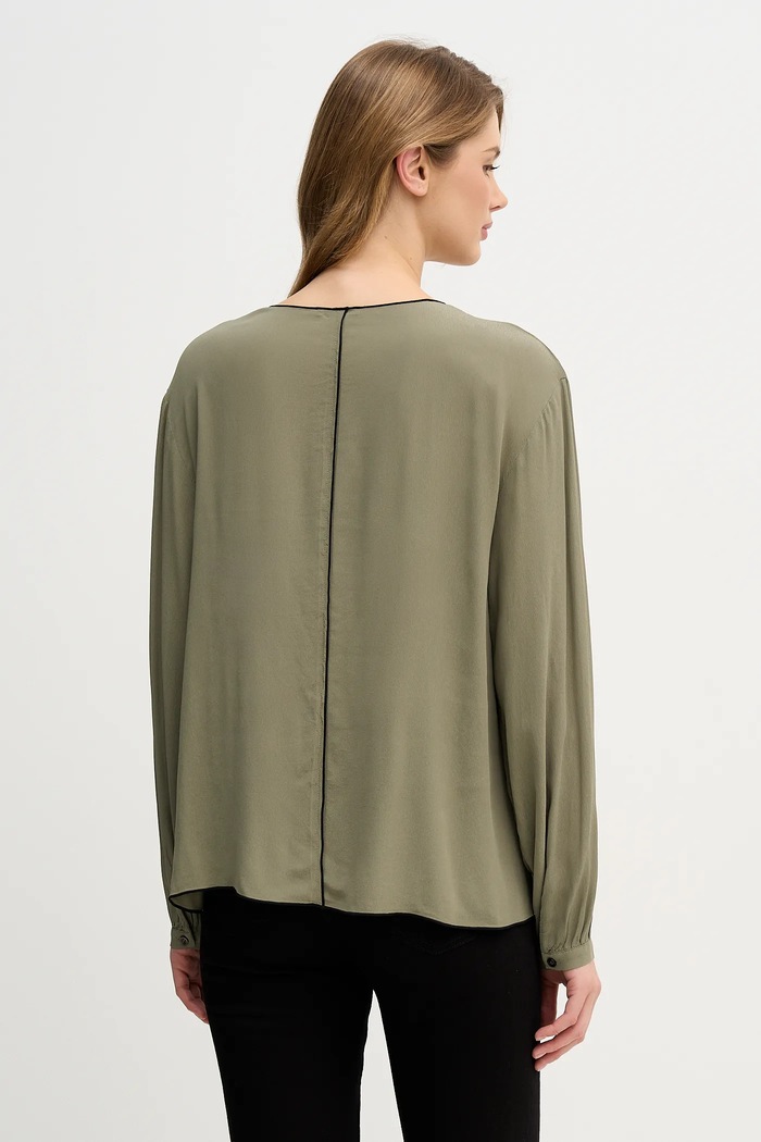Oblečení Halenka Sisley 5IDTLQ09H zelená