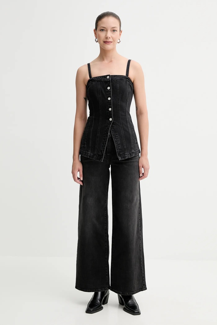Levi's top jeansowy 003Z5 czarny AW25
