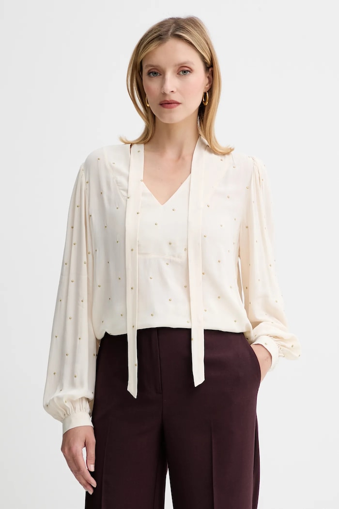 Blúzka Twinset regular béžová 252TP2032