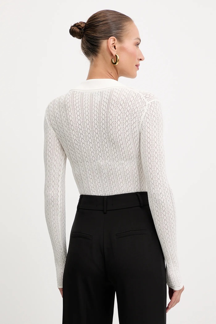 Odzież Elisabetta Franchi body BK66T51E3 beżowy