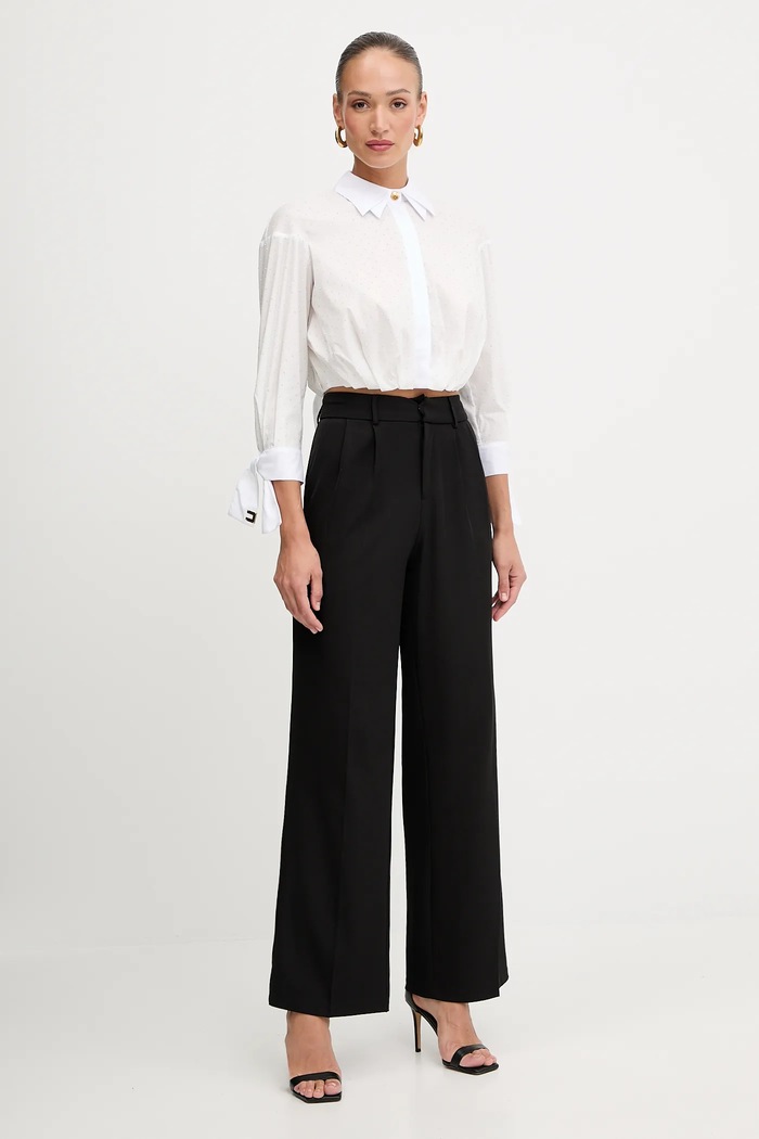 Košile Elisabetta Franchi CA08151E3 bílá AW25
