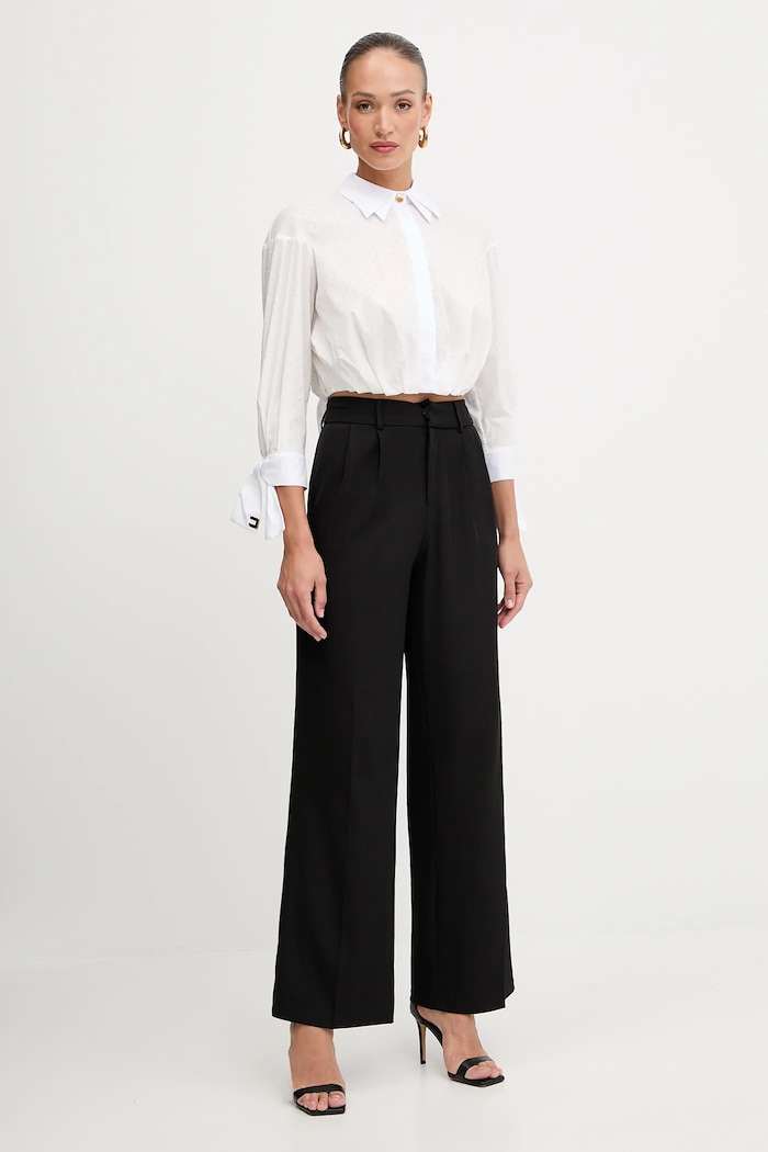 Košile Elisabetta Franchi CA08151E3 bílá AW25