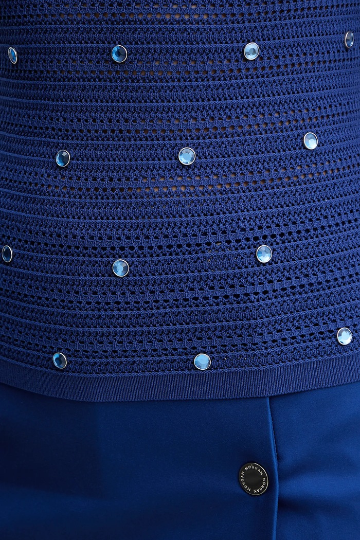 Morgan top MBAHIA kék