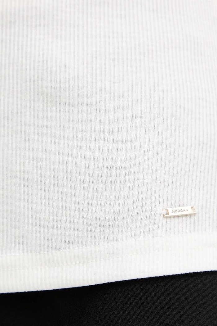 Morgan t-shirt DELINE bézs